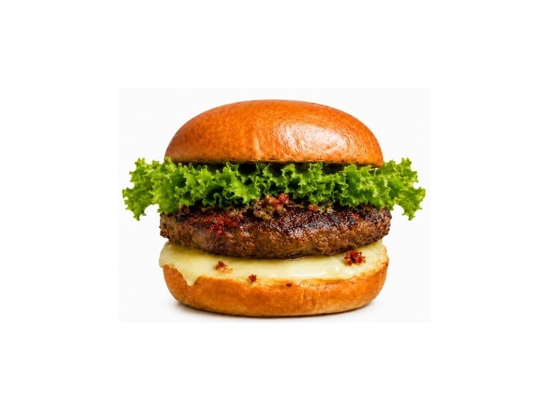 Beef bacon - hambúrguer de alcatra com bacon + maionese caseira